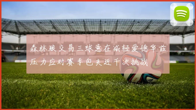 森林狼交易三球意在减轻爱德华兹压力应对赛季包夹近千次挑战